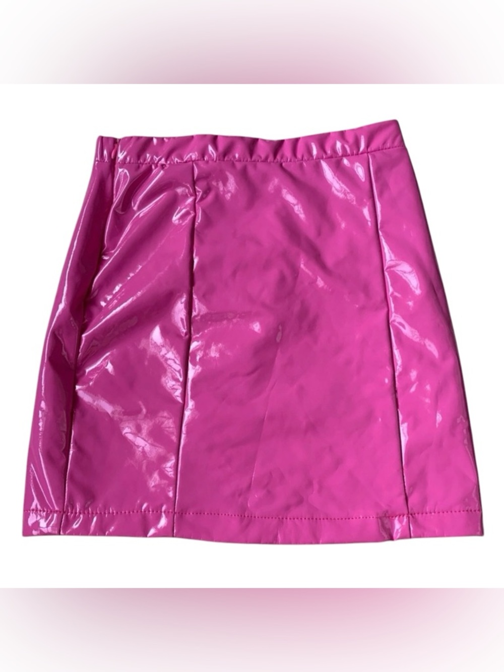 🎇🎆3for$9 Girls pink pleather skirt- size 20Y- SHEIN